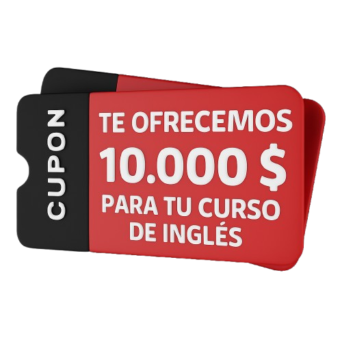 Cupón promocional de $10.000 de descuento para cursos de inglés en Instituto Becket, válido para sedes en CABA y PBA. Oferta por tiempo limitado.